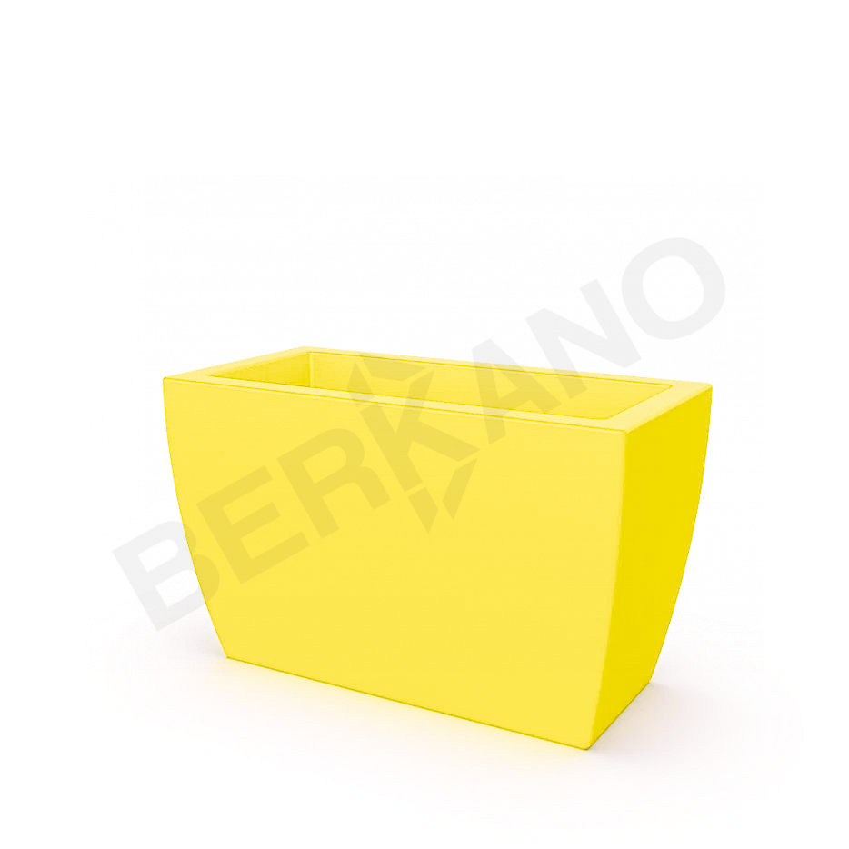 Кашпо Tenero 50H желтого цвета - фото 1