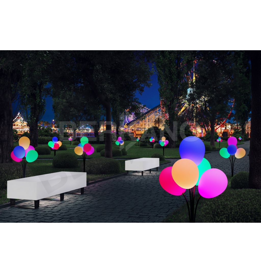 Светильник  Bubbles с RGB подсветкой - фото 3