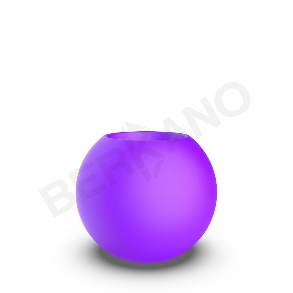 Кашпо Terra 60 сиреневого цвета - фото 1