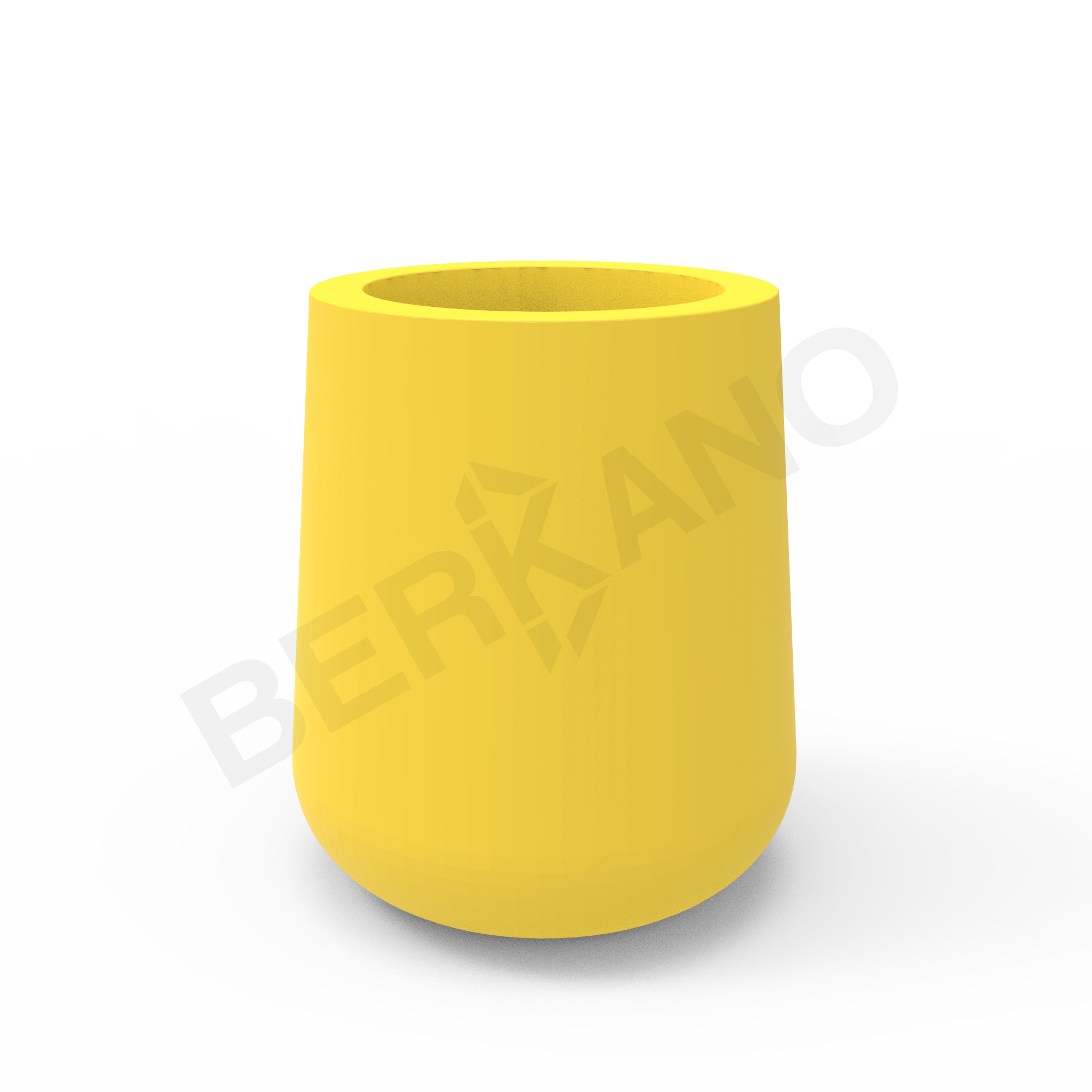 Кашпо Grace planter 75 желтого цвета - фото 1