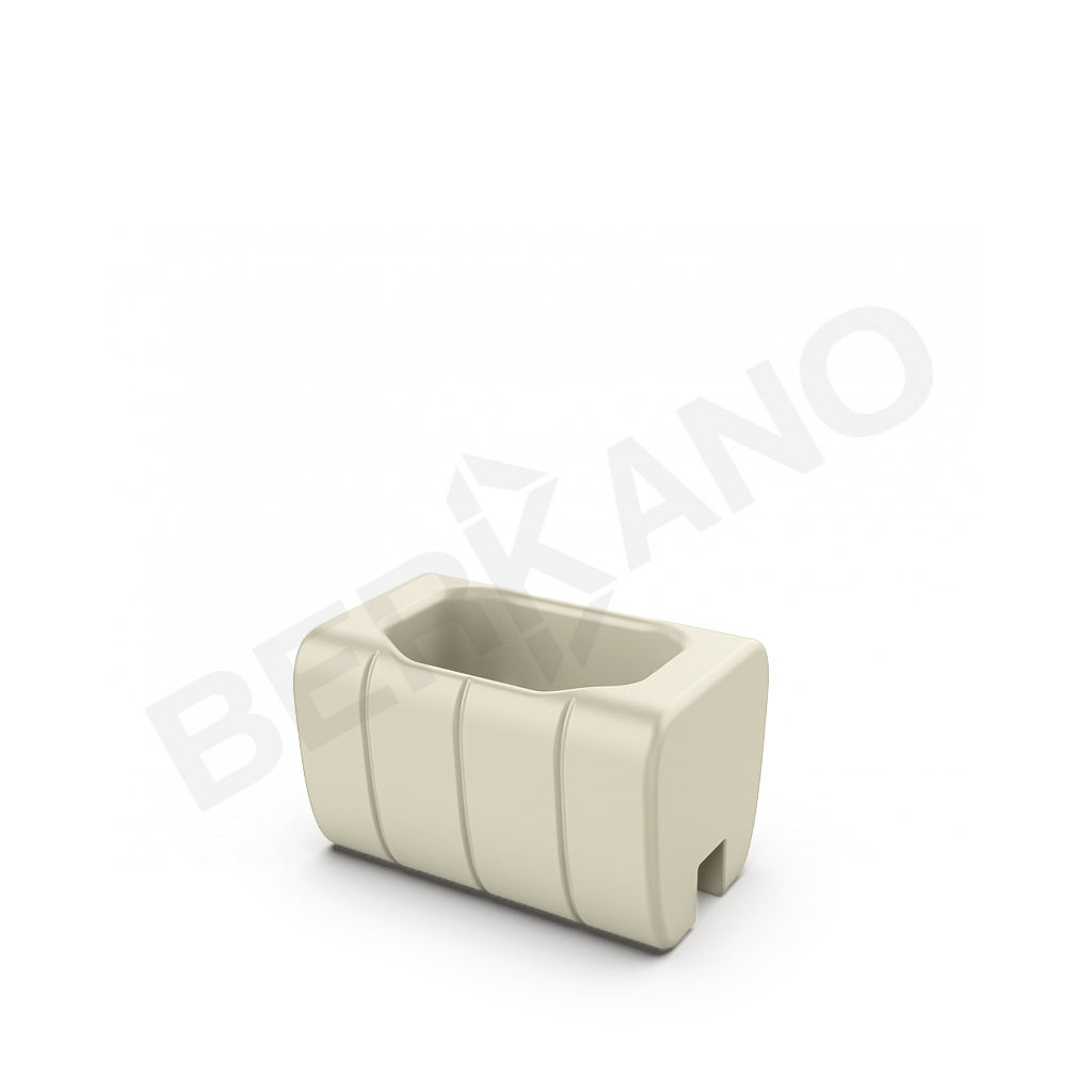 Кашпо-соединитель Y-seat longer DB бежевого цвета - фото 1