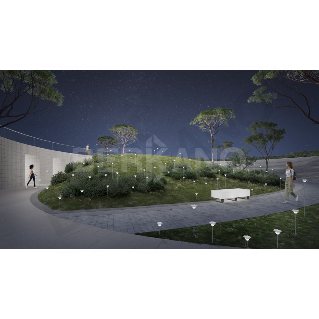 Светильник Fleur белого цвета RGB - фото 3