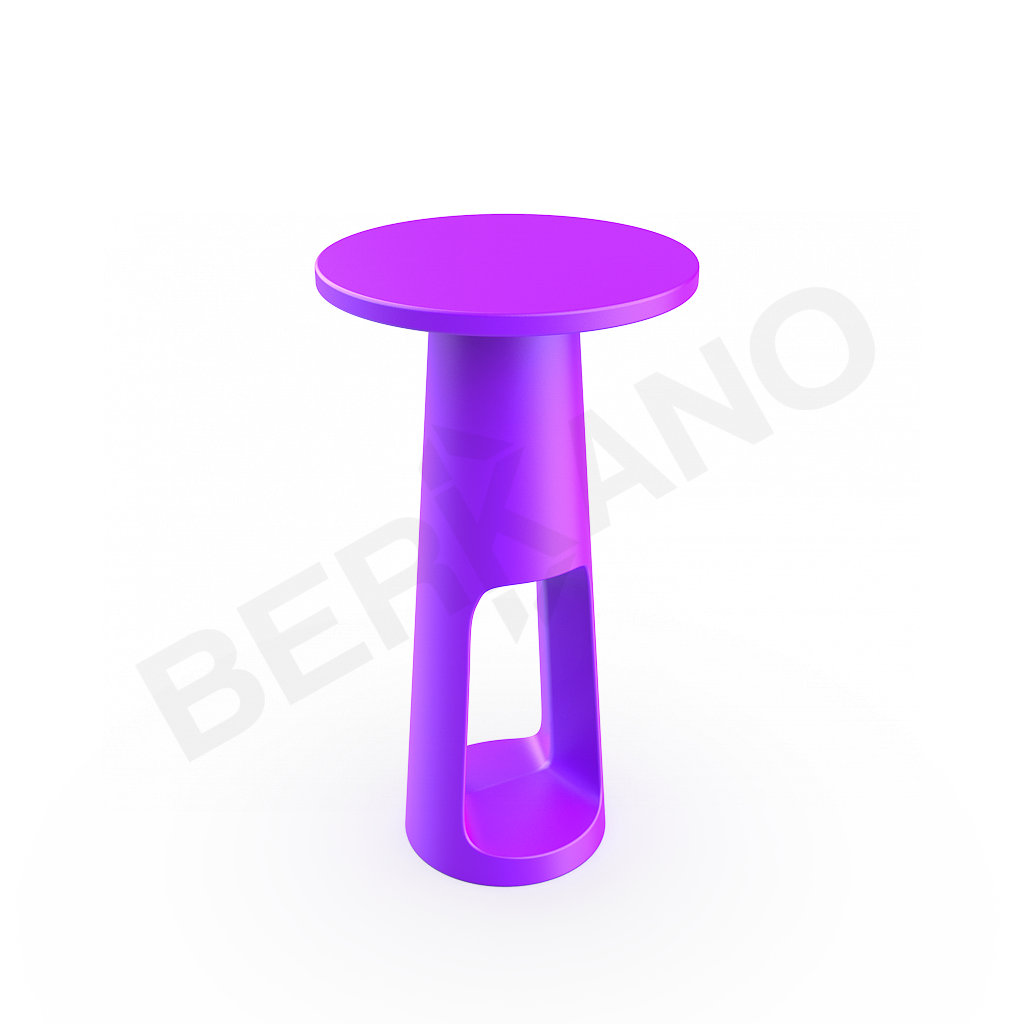 Стол антивандальный Cosmopolitan сиреневого цвета - фото 1