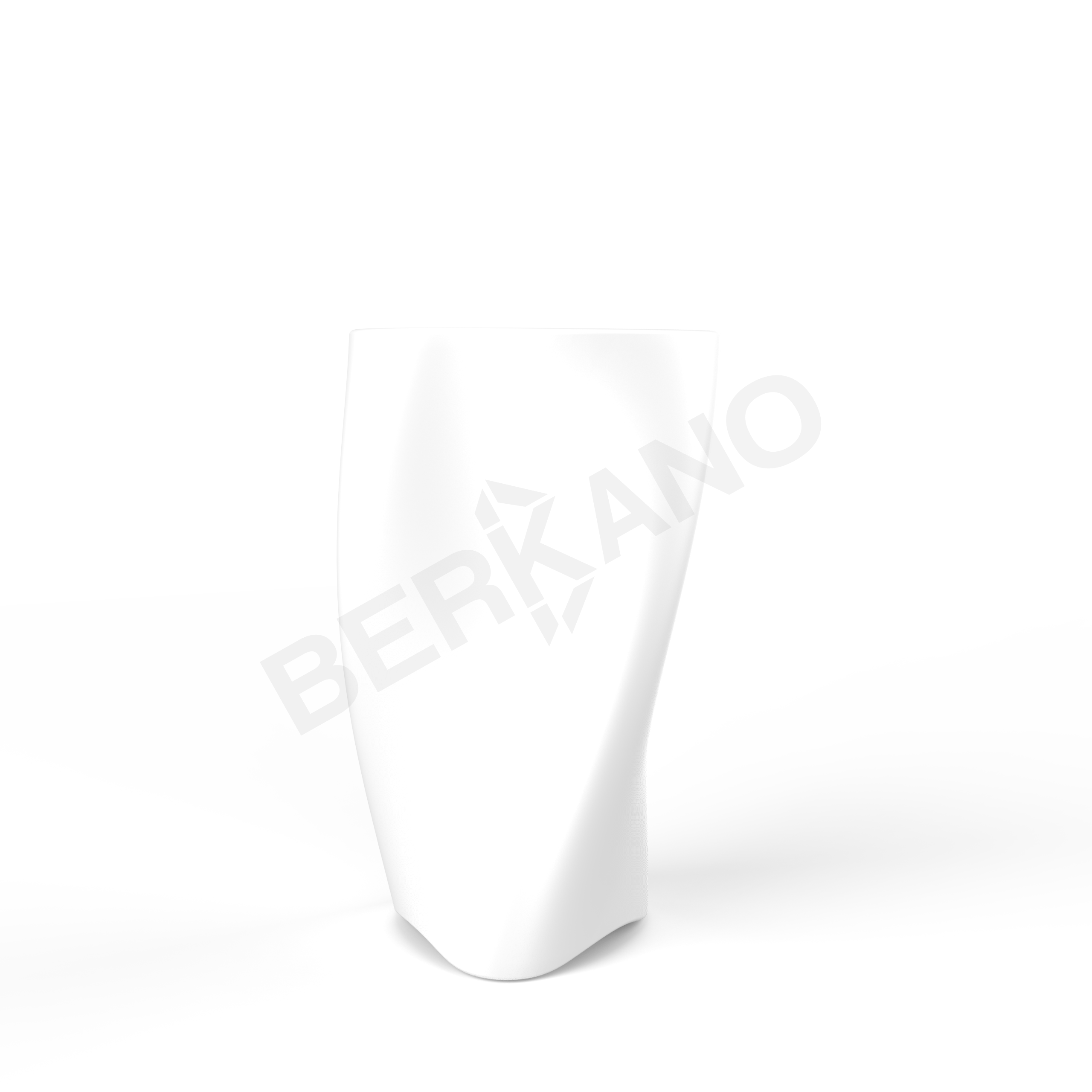 Кашпо Twist 108 DB белого цвета - фото 1