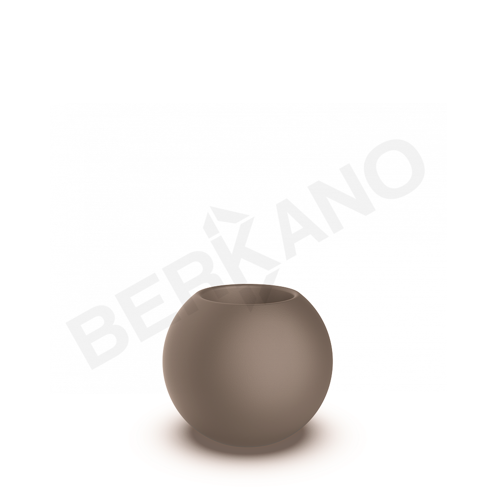 Кашпо Terra 40 кофейного цвета - фото 1