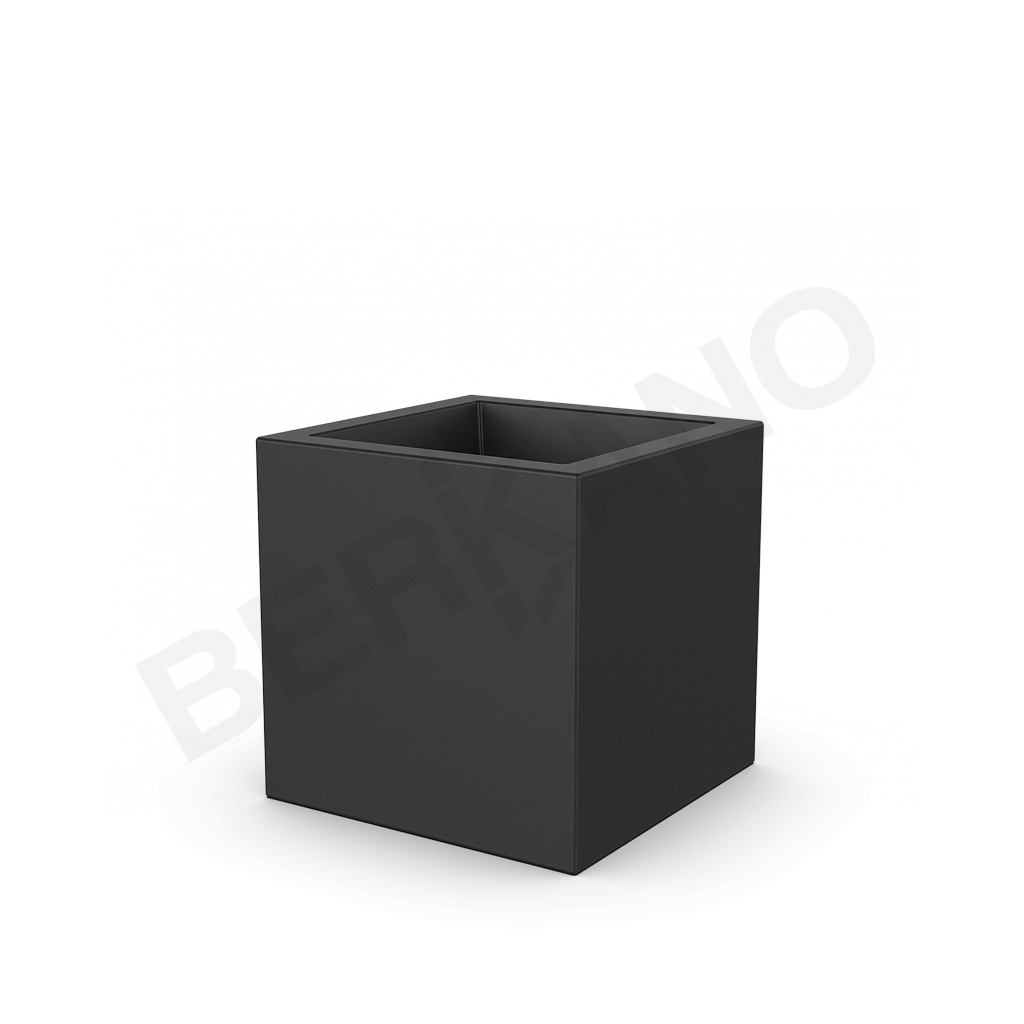 Кашпо Quarter 50 DB графитового цвета - фото 1