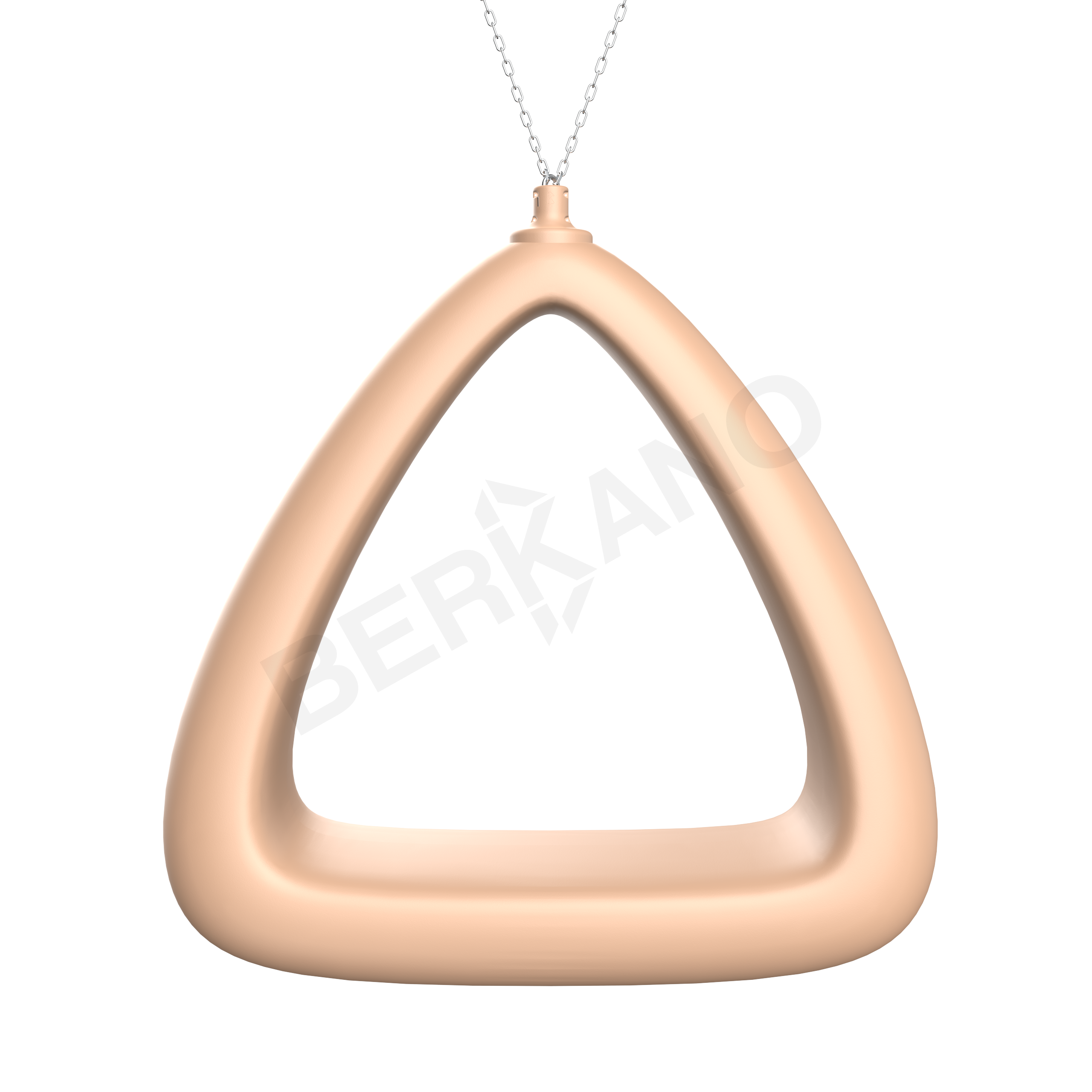 Арт-объект Moon Triangle терракотового цвета - фото 1