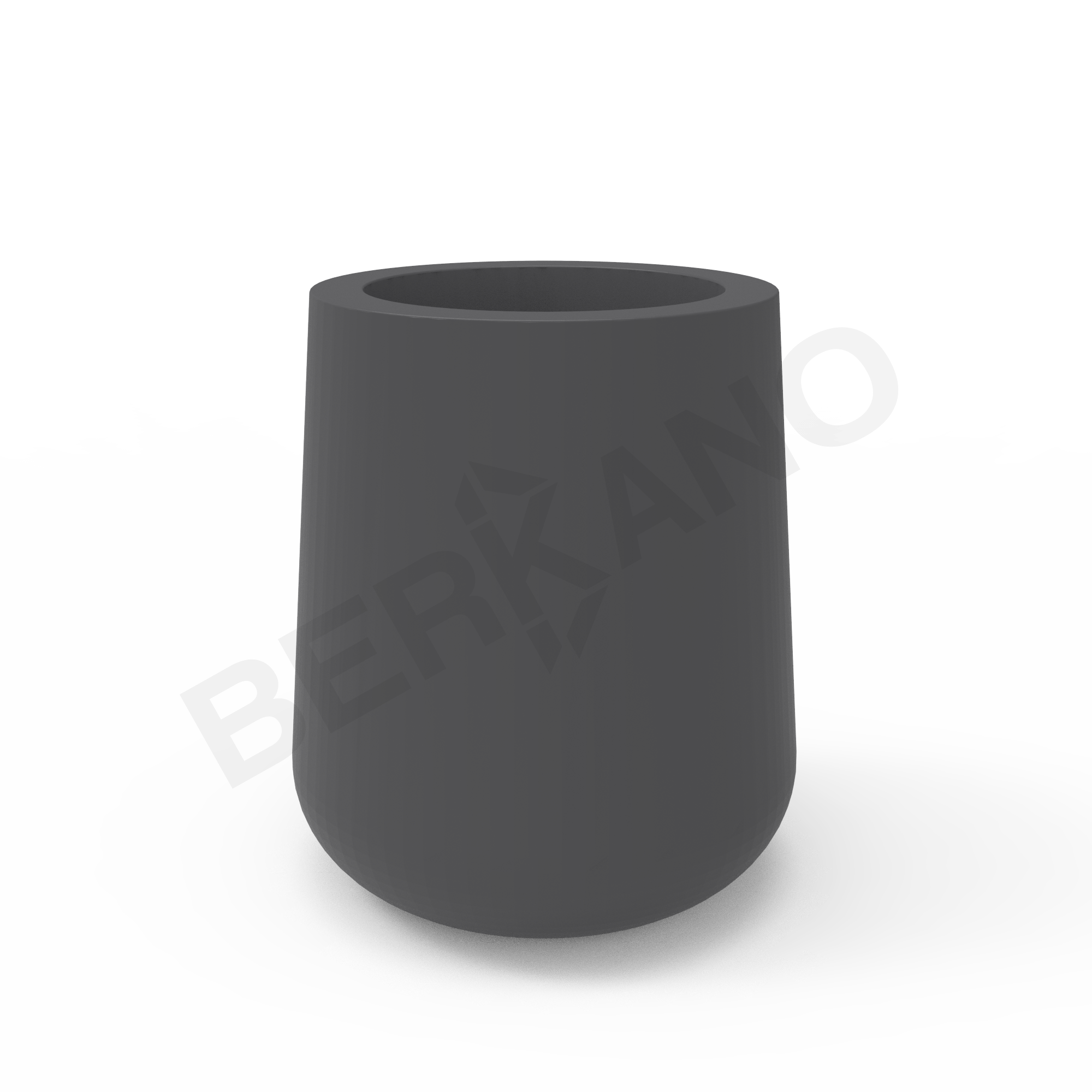 Кашпо Grace planter 75 графитового цвета - фото 1