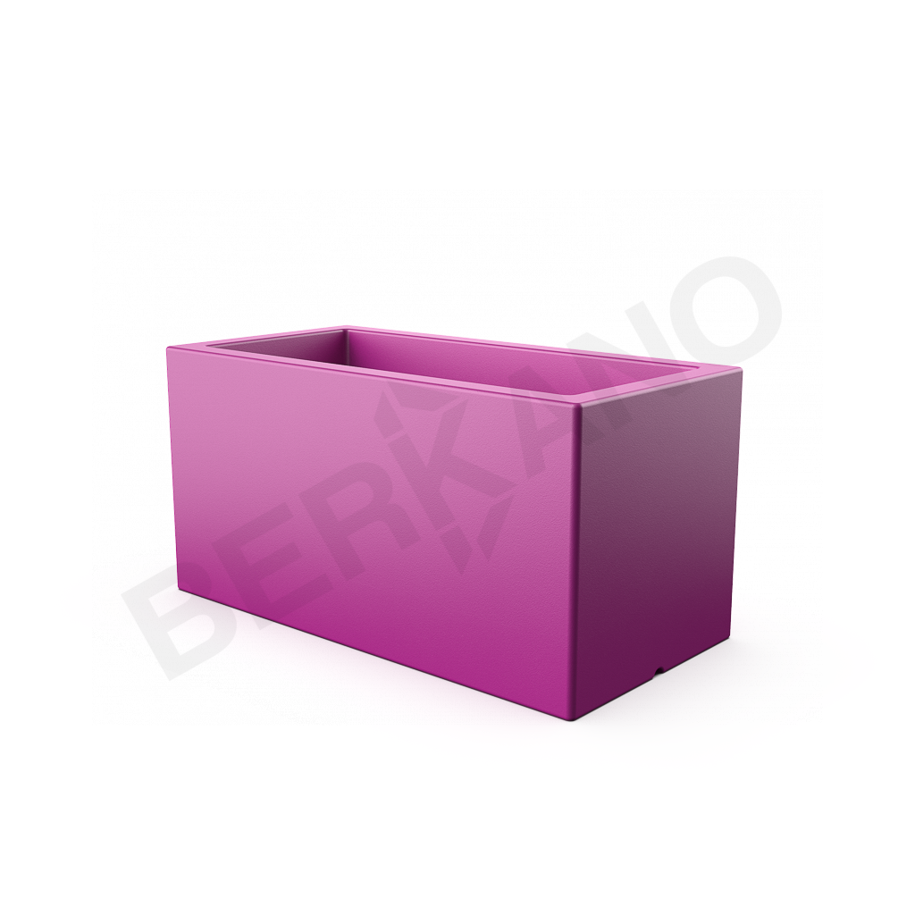 Кашпо Cubric 80*40 фиолетового цвета - фото 1
