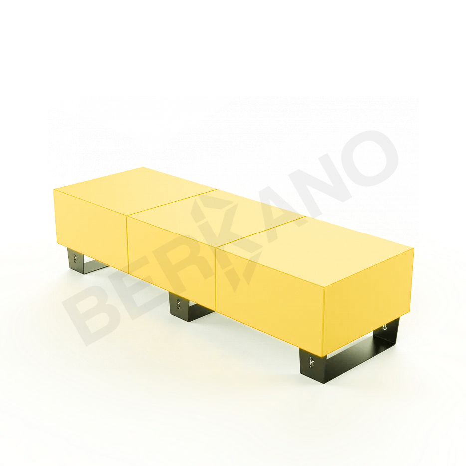 Скамейка Brick 180 Yellow - фото 1