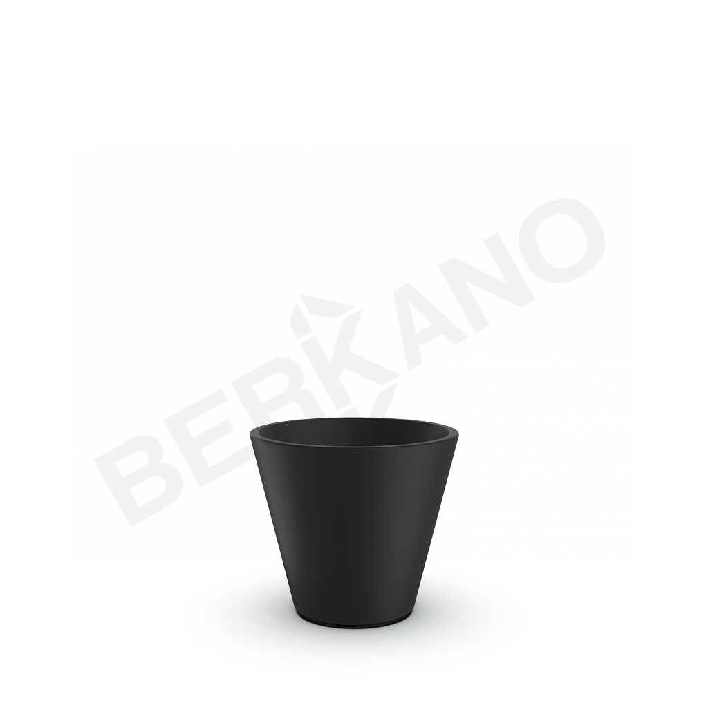Кашпо Bliss 33 DB черного цвета - фото 1