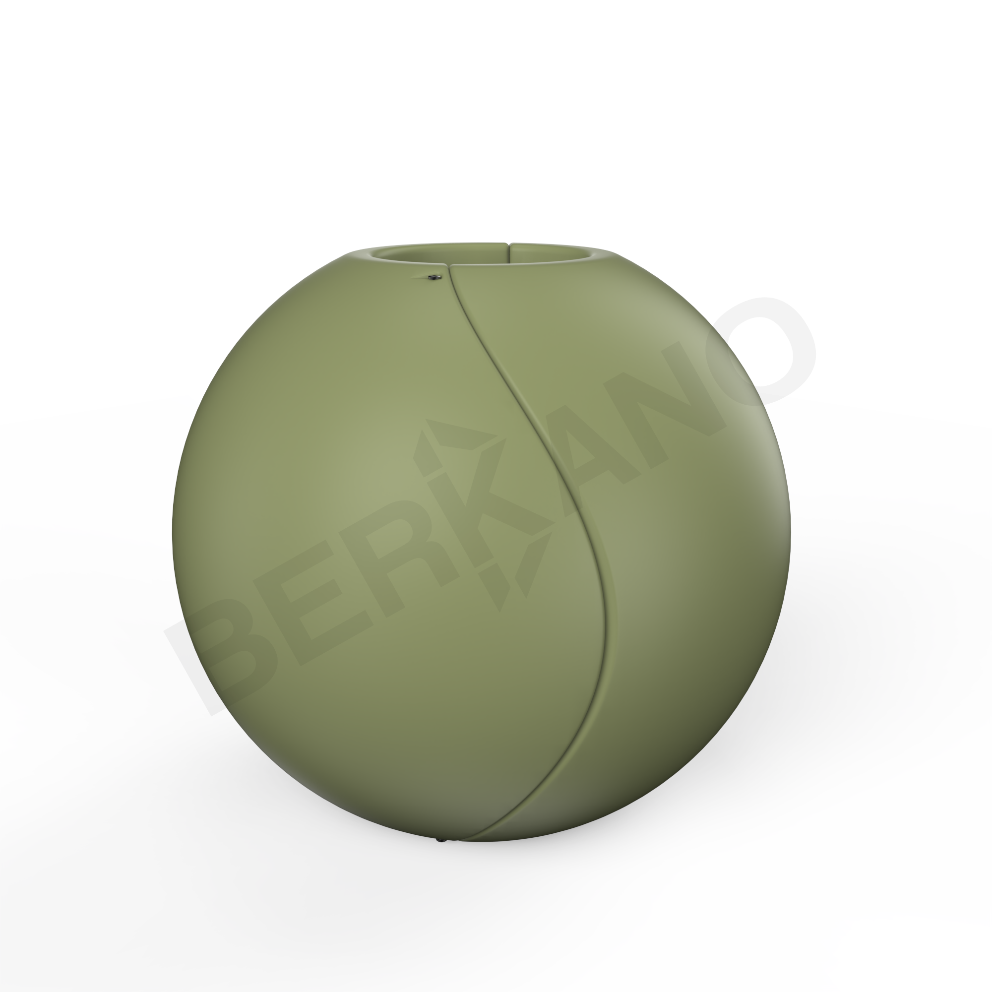 Шар Woodland темно-зеленого цвета - фото 1