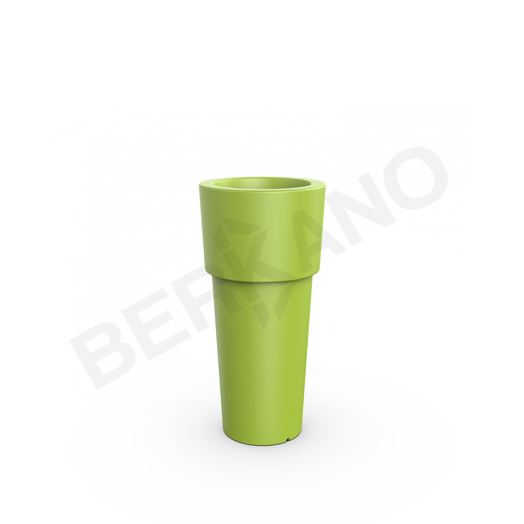 Кашпо Ray 80 зеленого цвета - фото 1