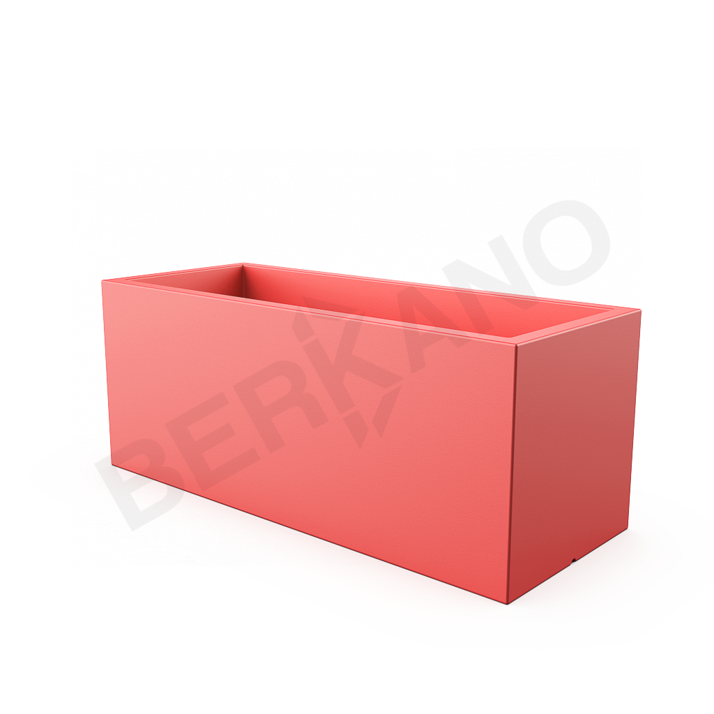Кашпо Cubric 150*60 DB красного цвета - фото 1