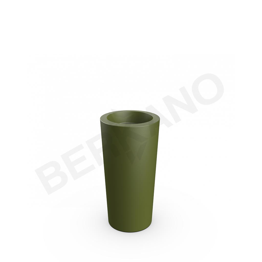 Кашпо Keila 70 DB темно-зеленого цвета - фото 1