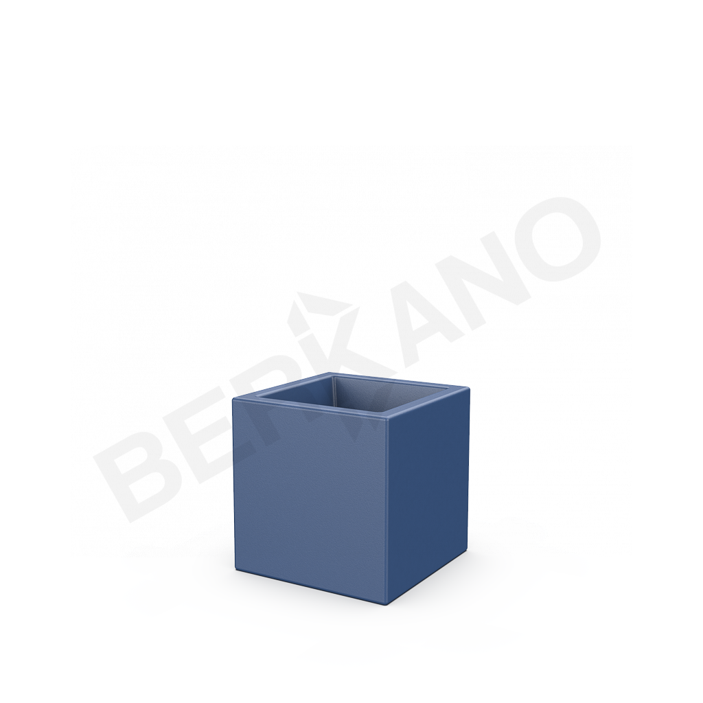 Кашпо Quarter 30 DB синего цвета - фото 1