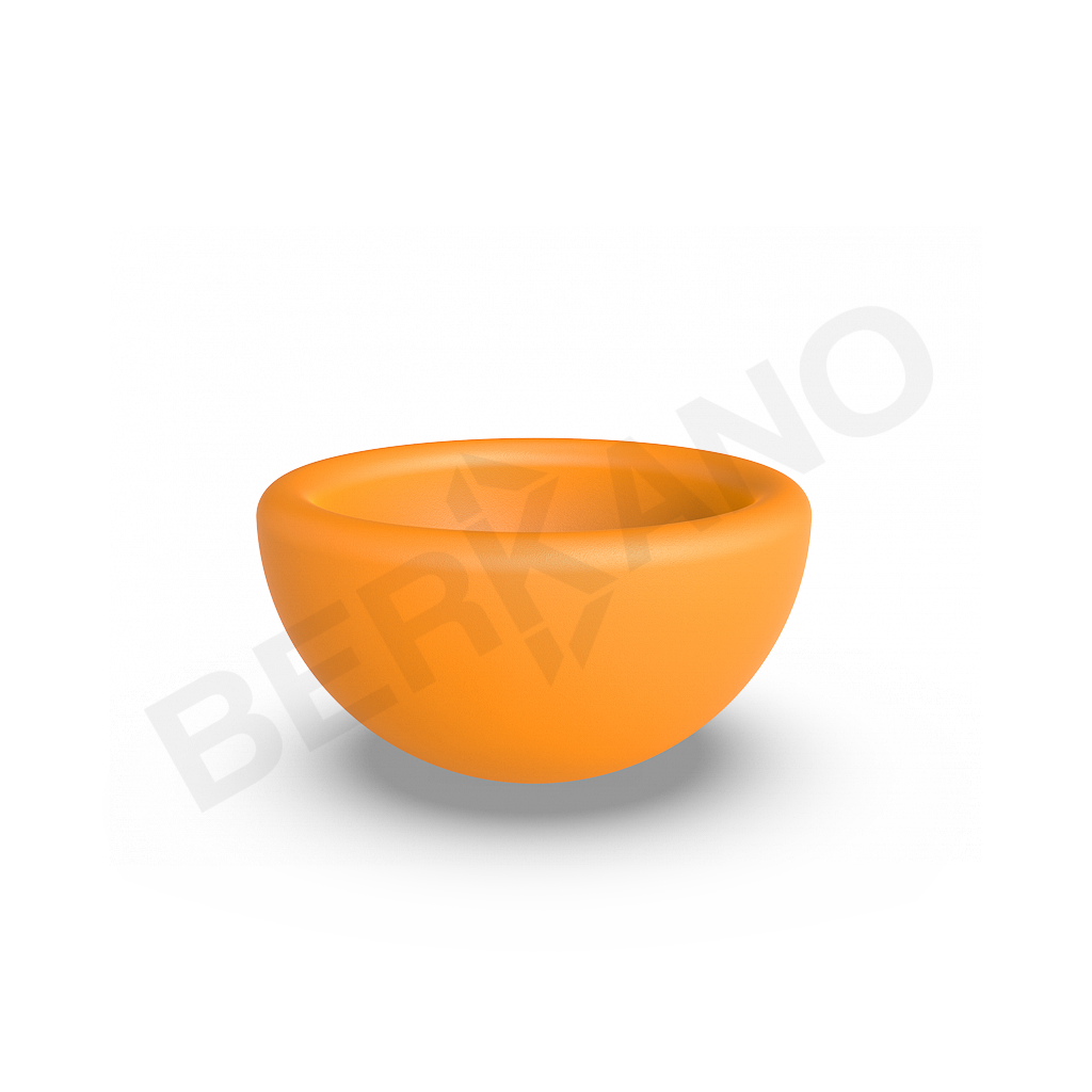 Кашпо Segmento 30 DB оранжевого цвета - фото 1