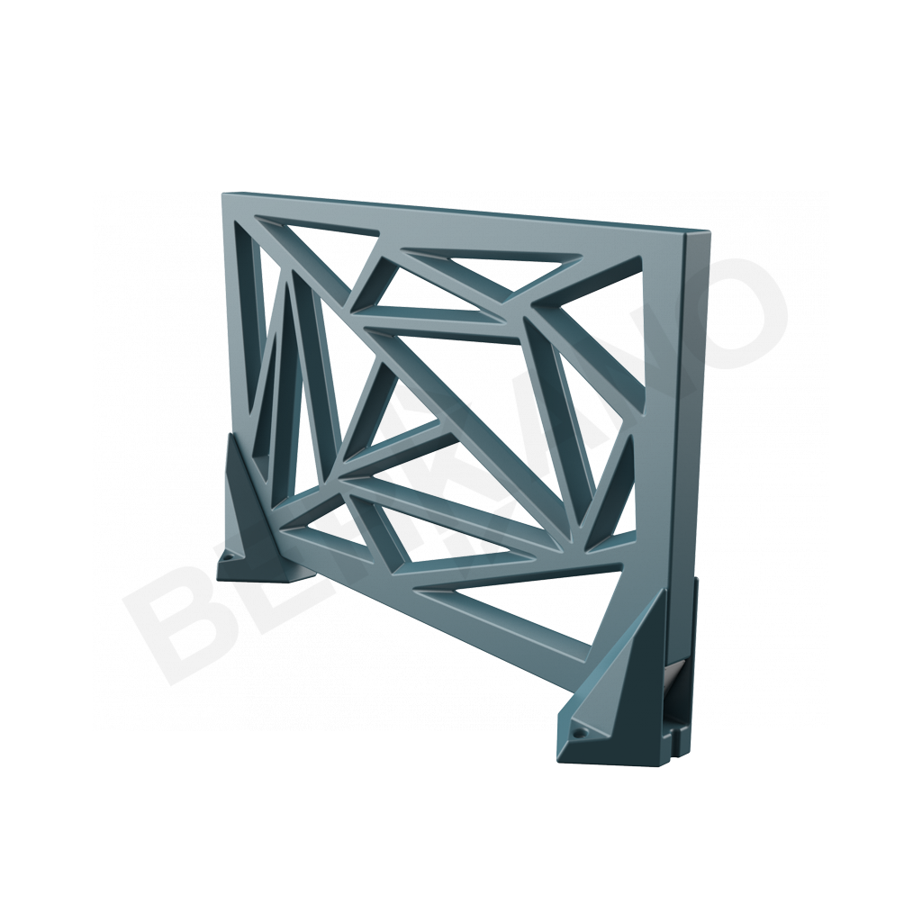 Зонирование Icelandic Fence бирюзового цвета - фото 1