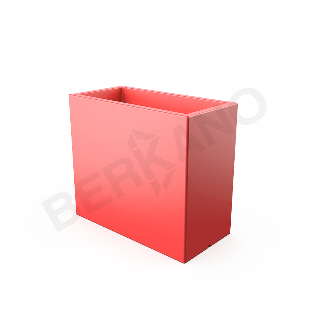 Кашпо Cubric 70*80 DB красного цвета - фото 1