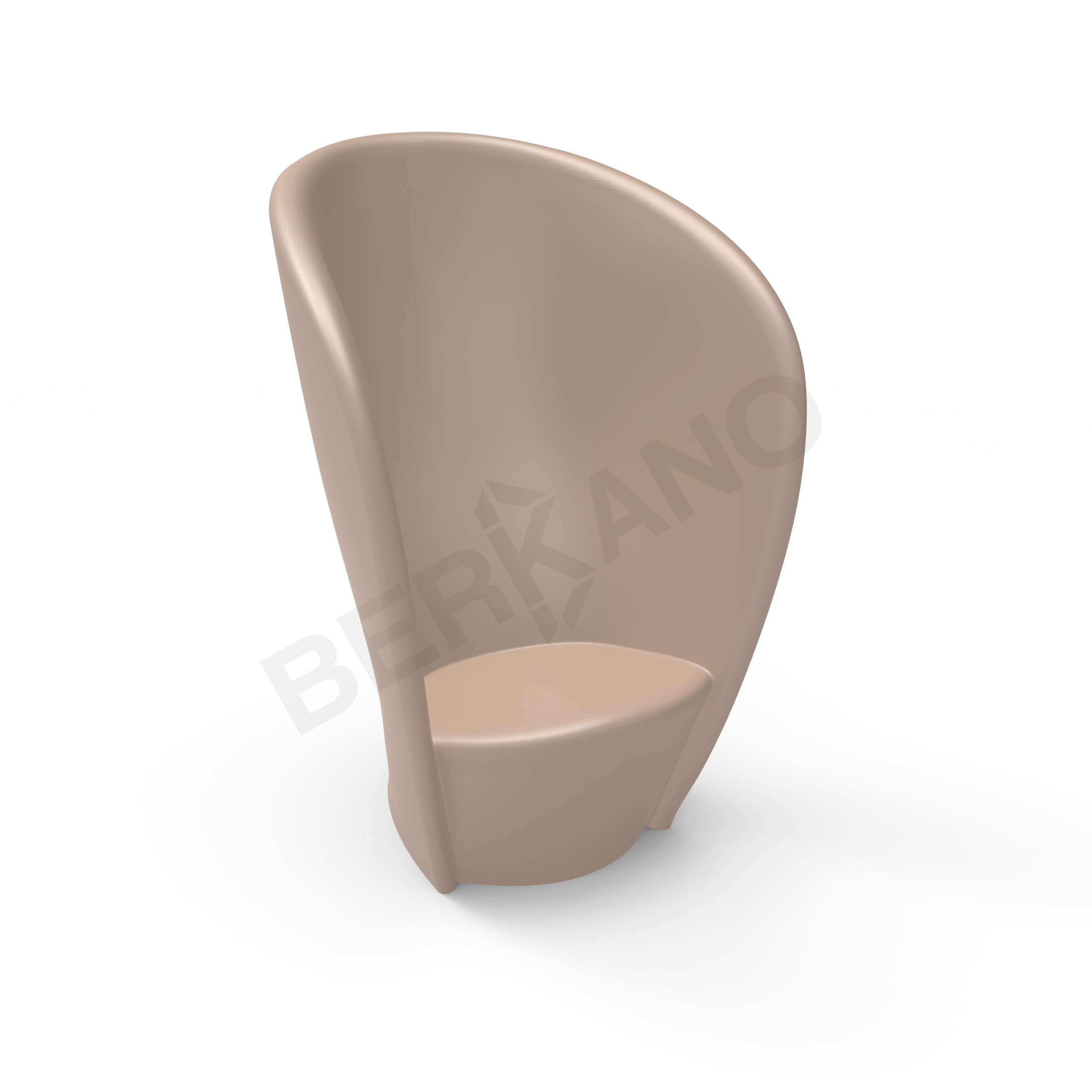 Кресло Harmony кофейного цвета - фото 1