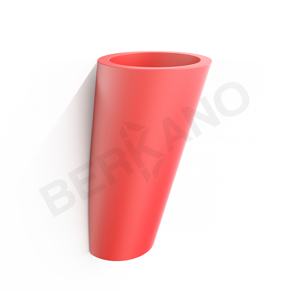 Кашпо Parette 90 DB красного цвета - фото 1