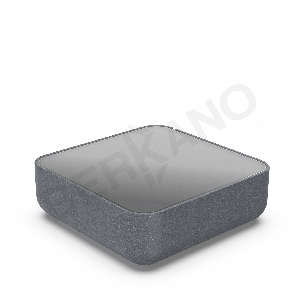 Стол Grace с стеклом цвета черный гранит - фото 1