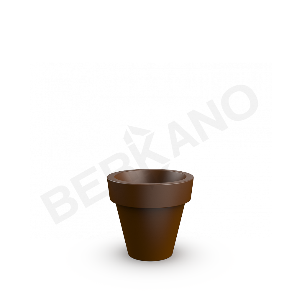 Кашпо classic 60 коричневого цвета - фото 1