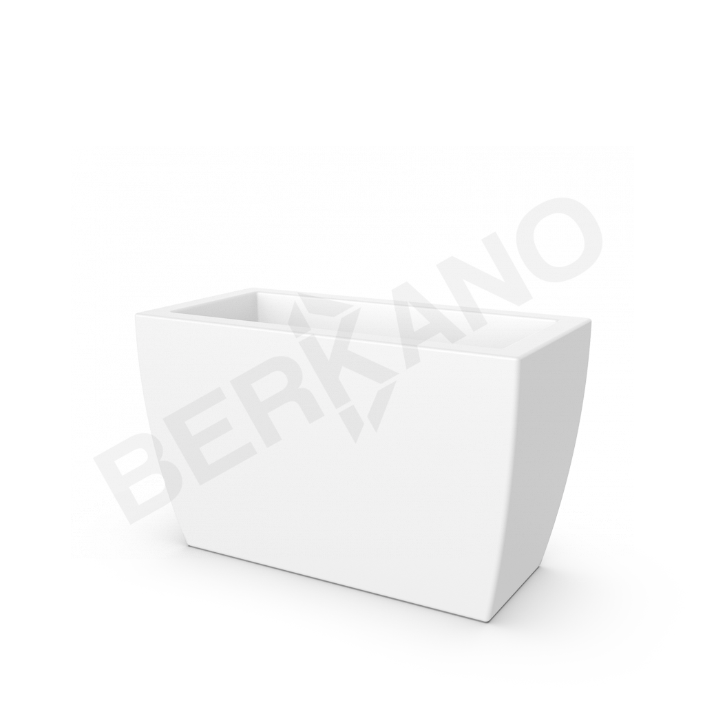 Светящееся кашпо Tenero 50H белого цвета