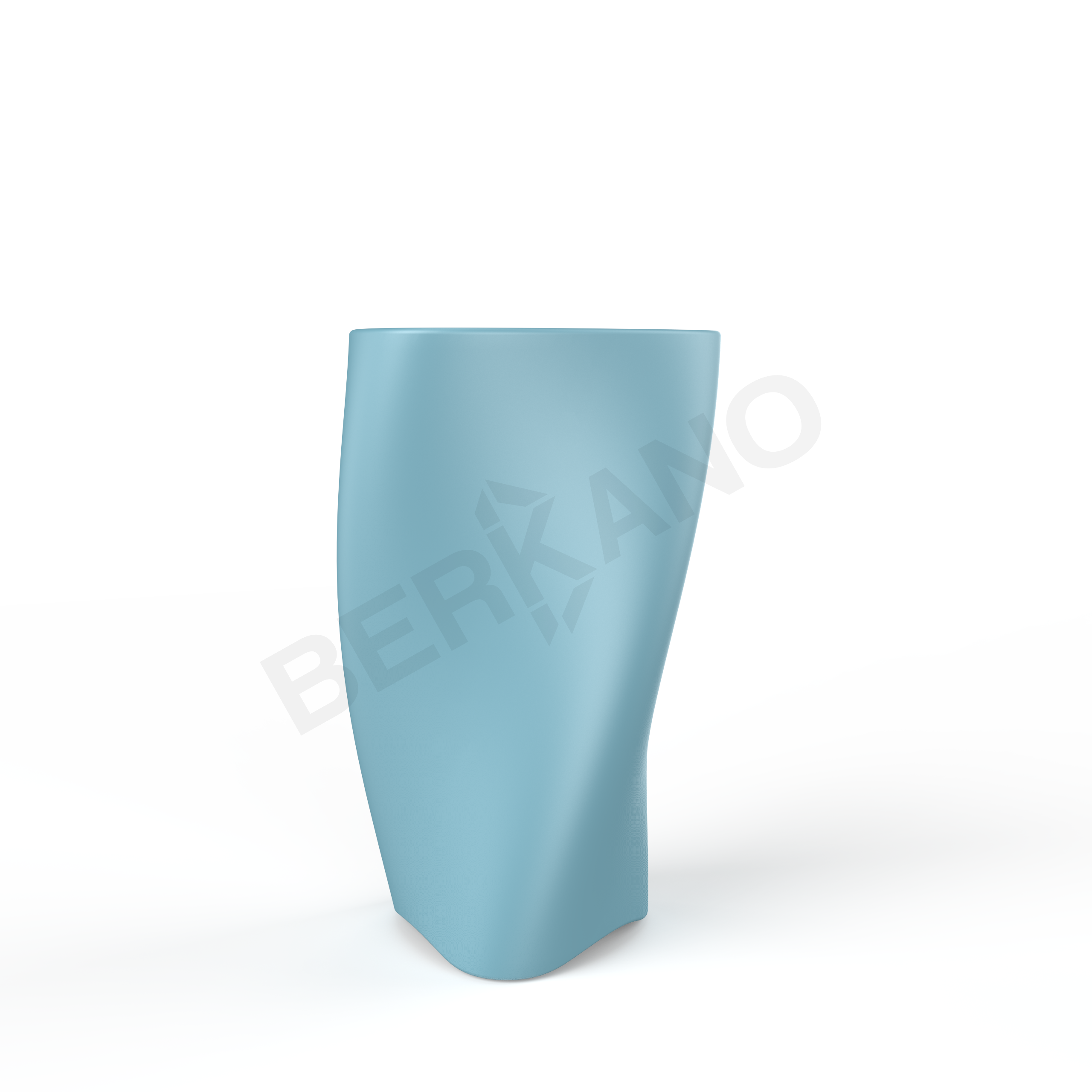 Кашпо Twist 108 DB бирюзового цвета - фото 1