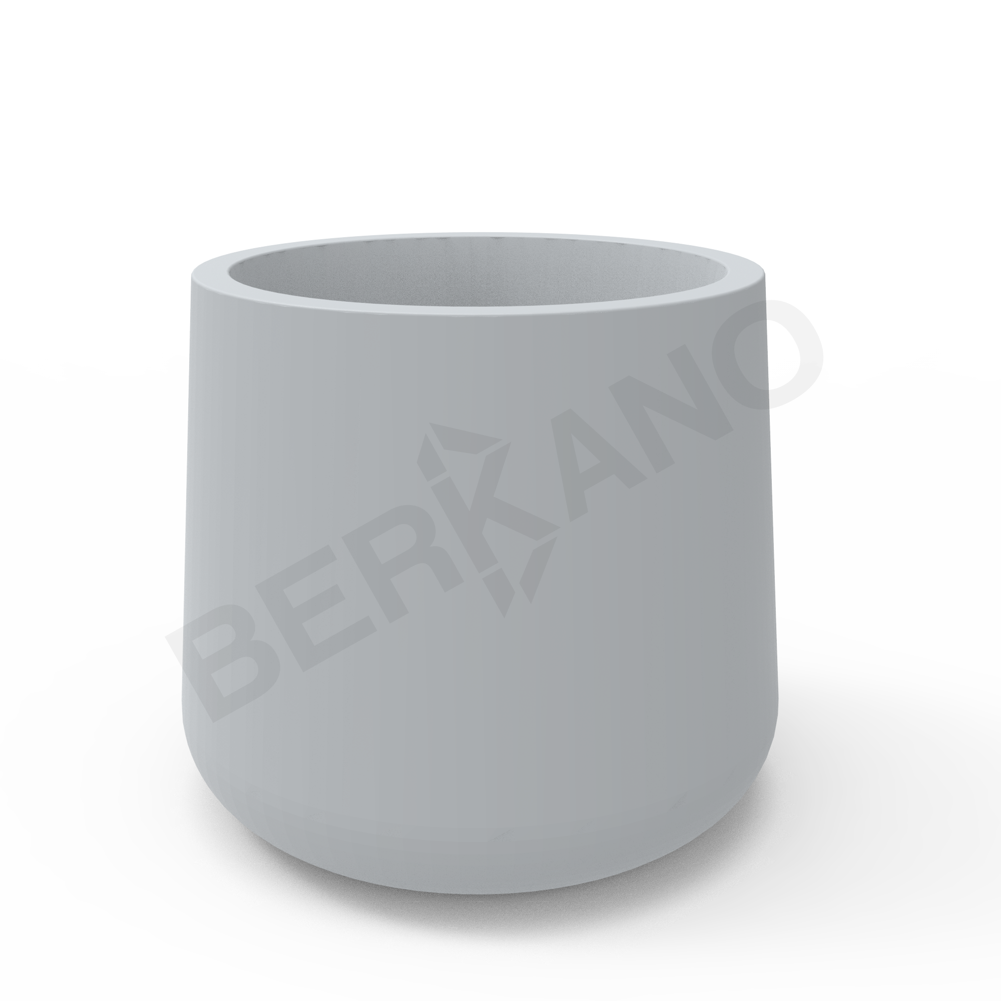 Кашпо Grace planter 110 DB серого цвета - фото 1