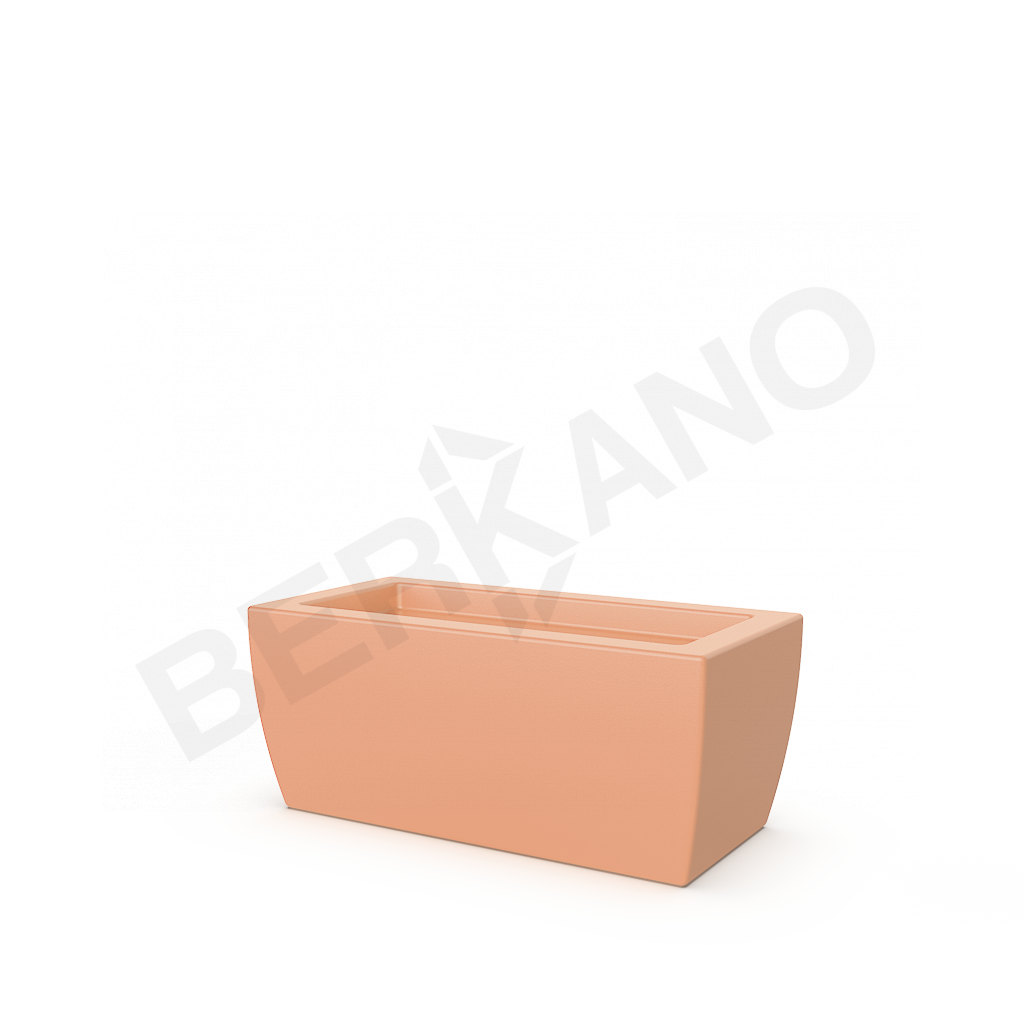 Кашпо Tenero 28 терракотового цвета - фото 1