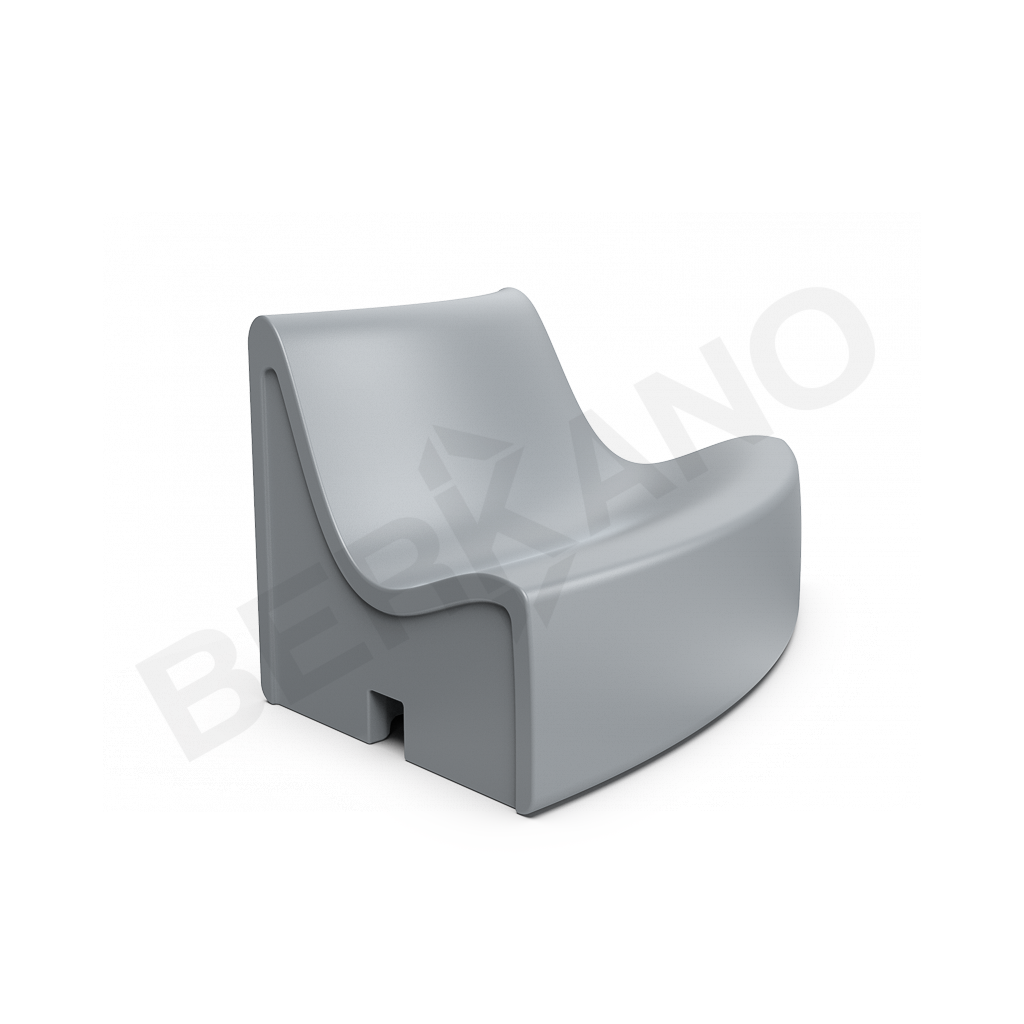 Диван Smoov Arc L Concrete Gray - фото 1