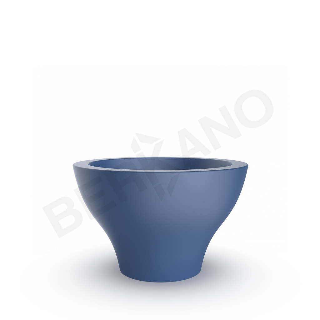 Кашпо Vetro 40 синего цвета - фото 1