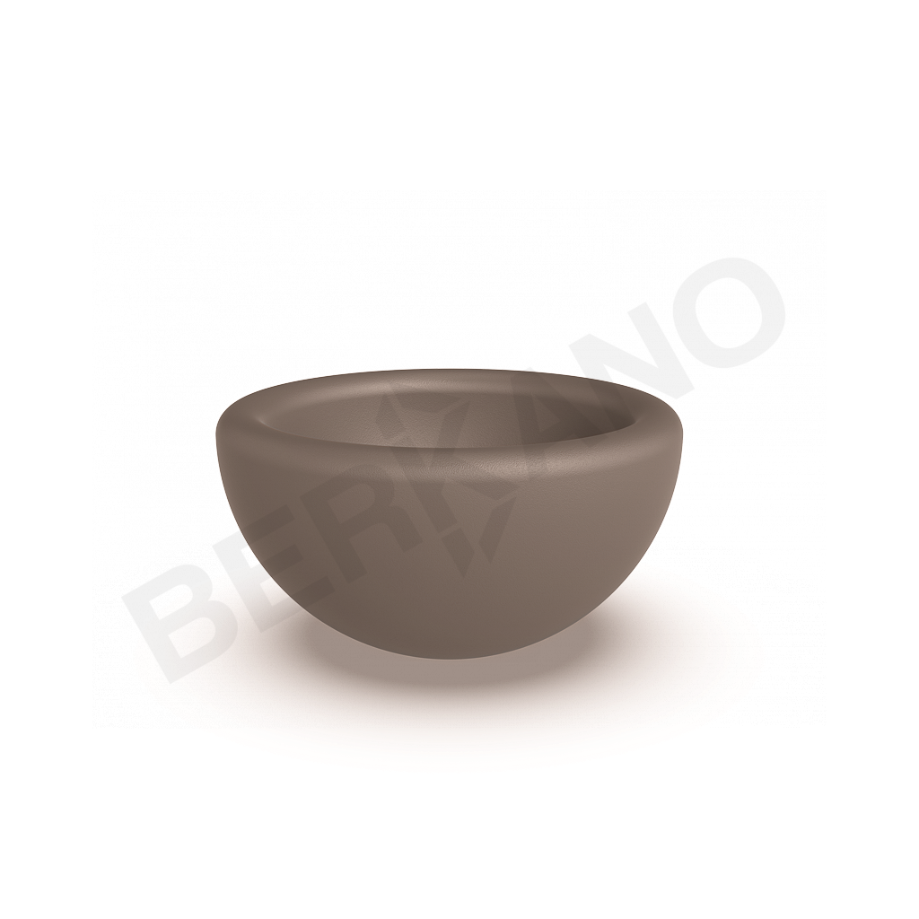 Кашпо Segmento 30 DB кофейного цвета - фото 1