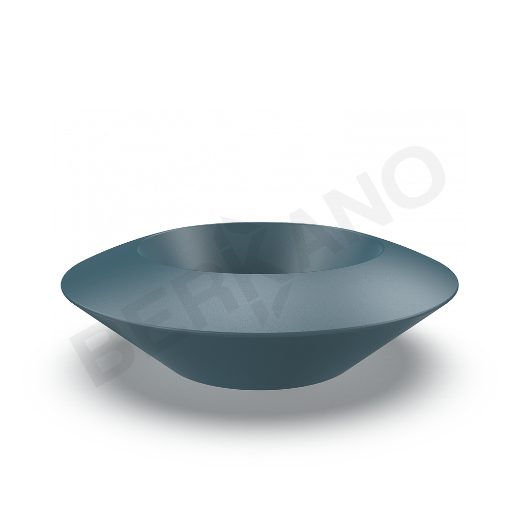 Кашпо Scodella 100 DB бирюзового цвета - фото 1