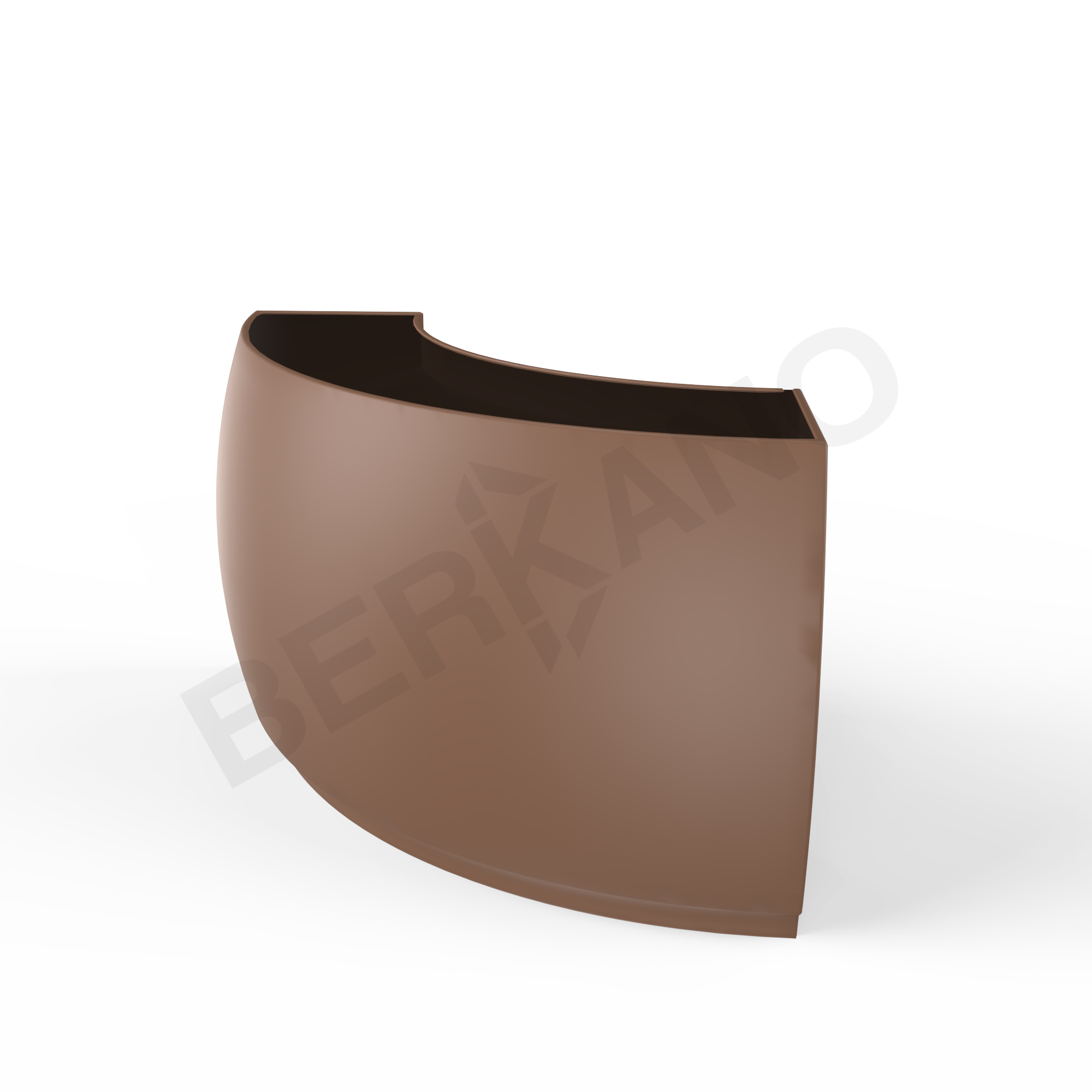 Барная стойка Grace Bar угловая коричневого цвета - фото 1