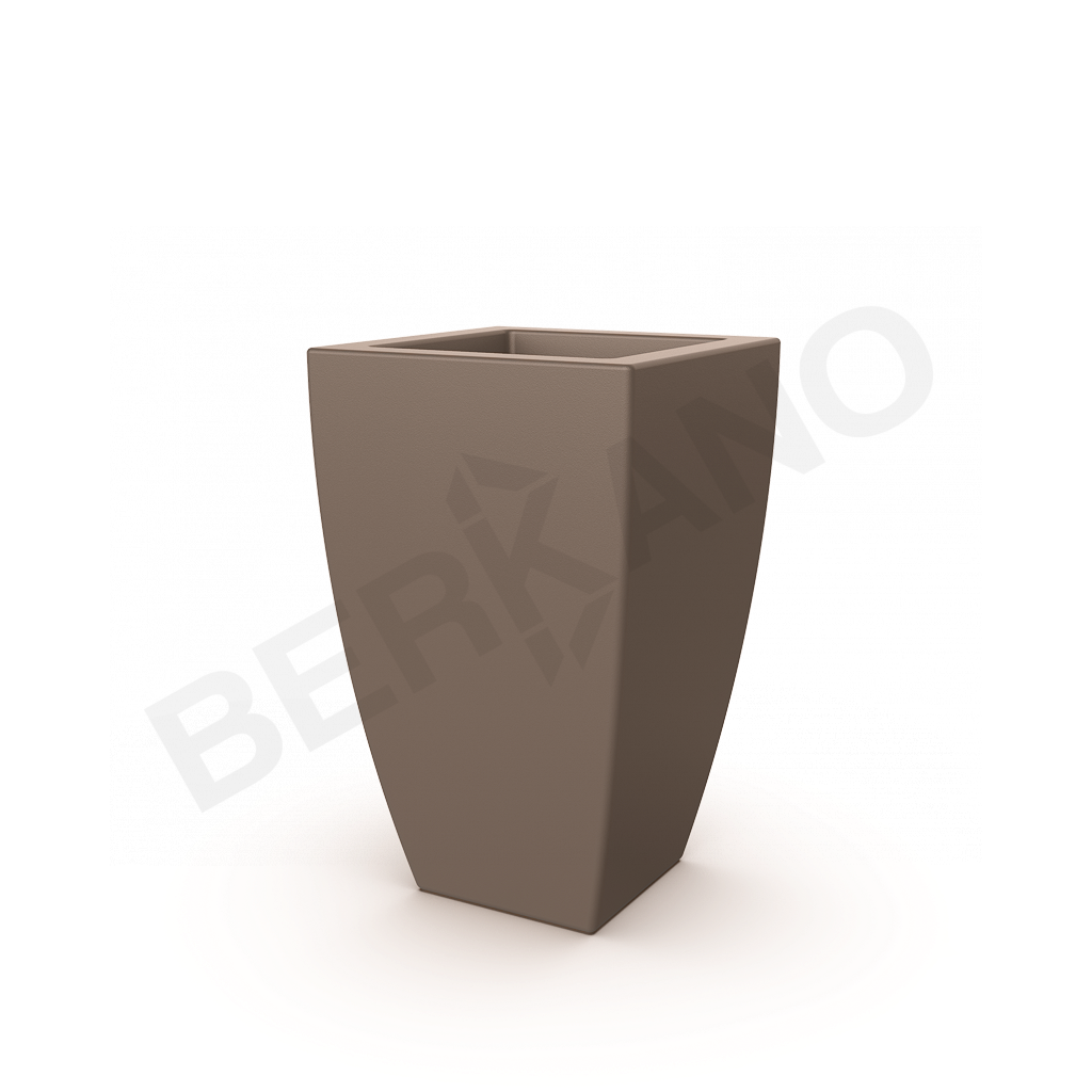 Кашпо Tenero 65 DB кофейного цвета - фото 1
