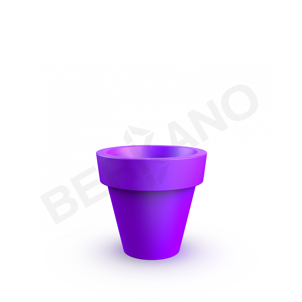 Кашпо classic 75 сиреневого цвета - фото 1