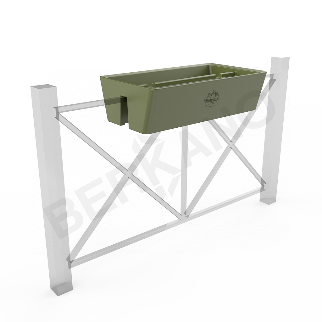 Кашпо Pabellon 27 темно-зеленого цвета - фото 1