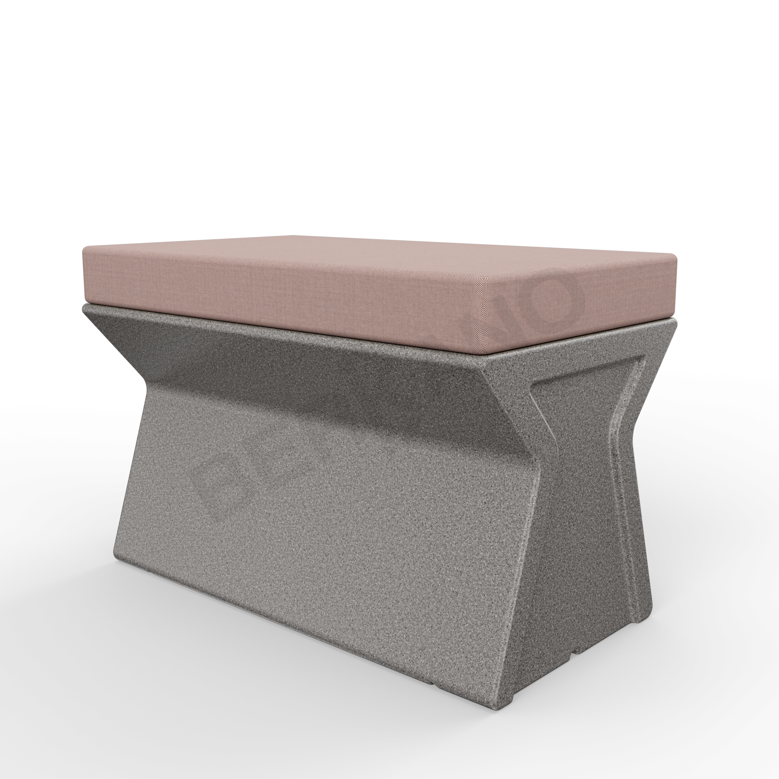 Скамейка X-seat Line Gray Granite / Cappuccino - фото 1