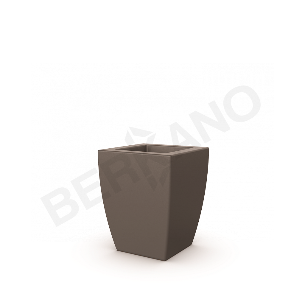 Кашпо Tenero 40 кофейного цвета - фото 1