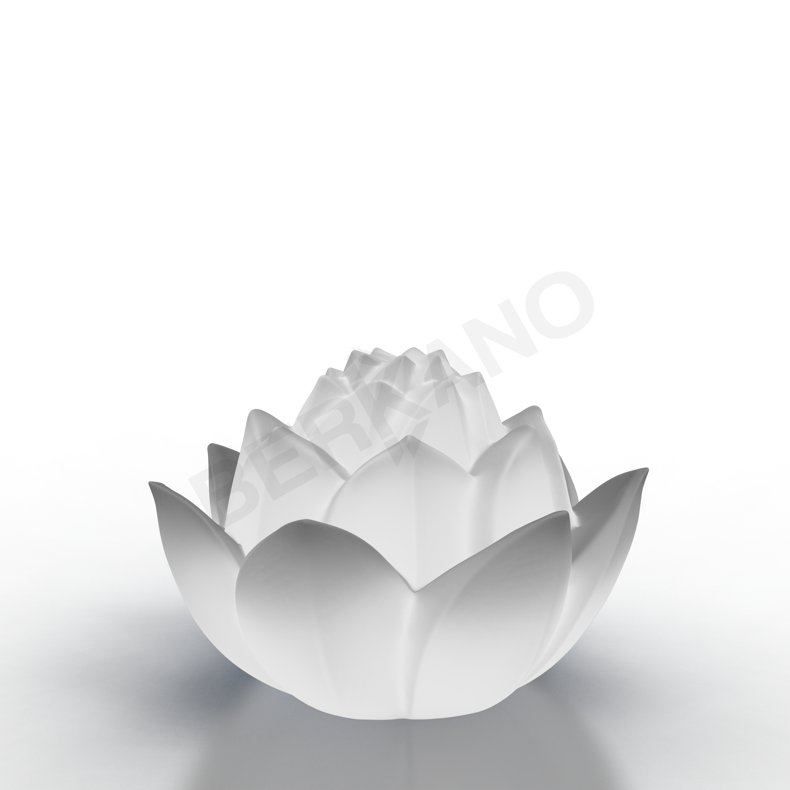 Светильник Lotus белого цвета  - фото 2