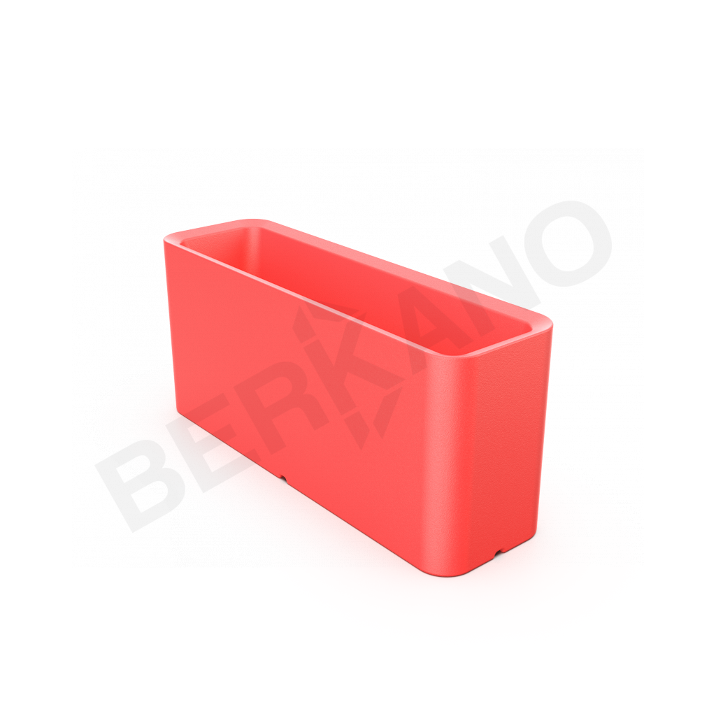 Кашпо Vittorio 40 DB красного цвета - фото 1