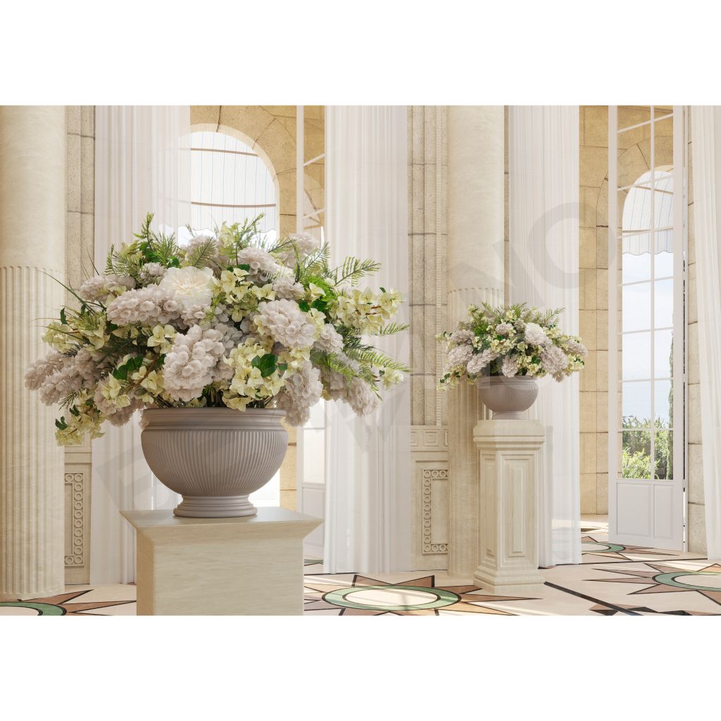 Кашпо Attica 30 цвета черный гранит - фото 2