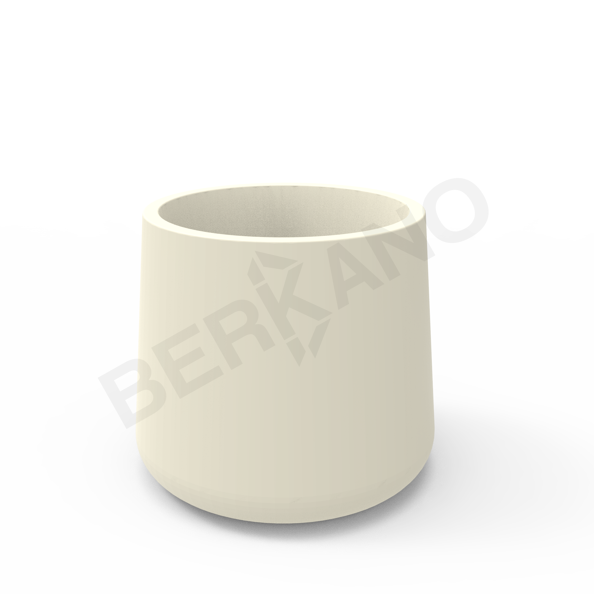 Кашпо Grace planter 90 бежевого цвета - фото 1