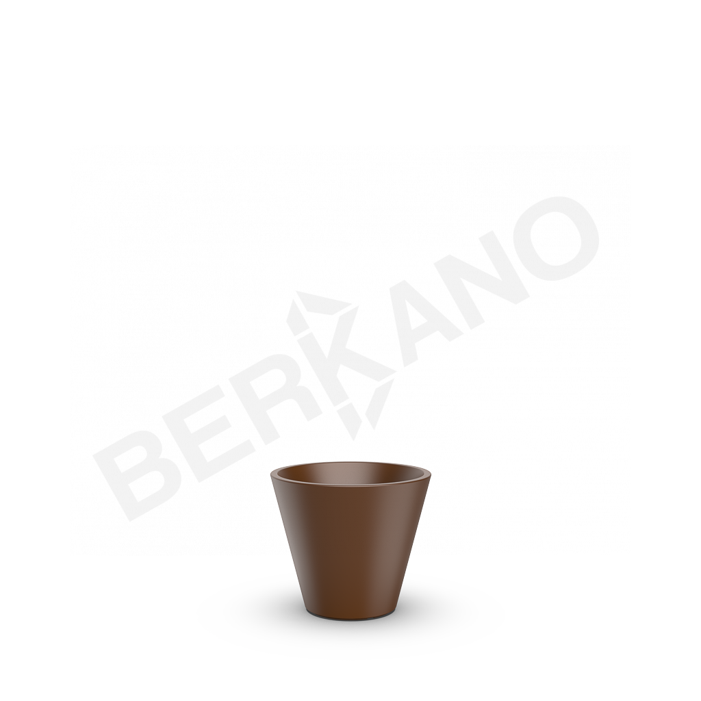 Кашпо Bliss 28 DB коричневого цвета - фото 1