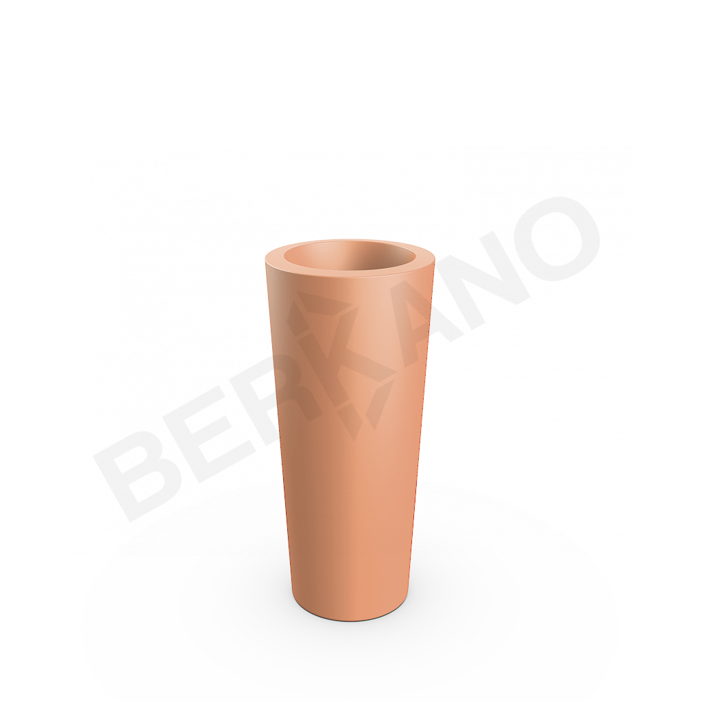 Кашпо Keila 90 DB терракотового цвета - фото 1