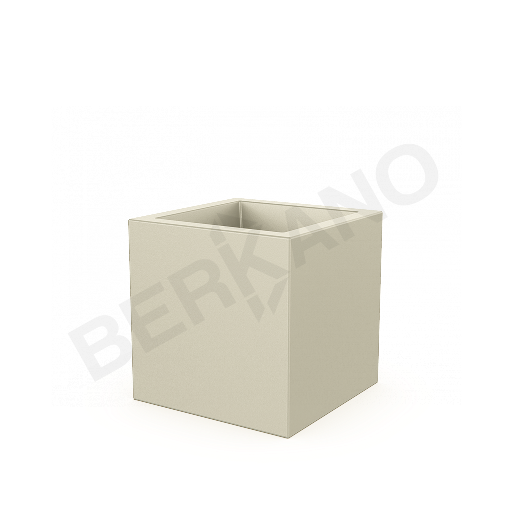 Кашпо Quarter 50 DB бежевого цвета - фото 1