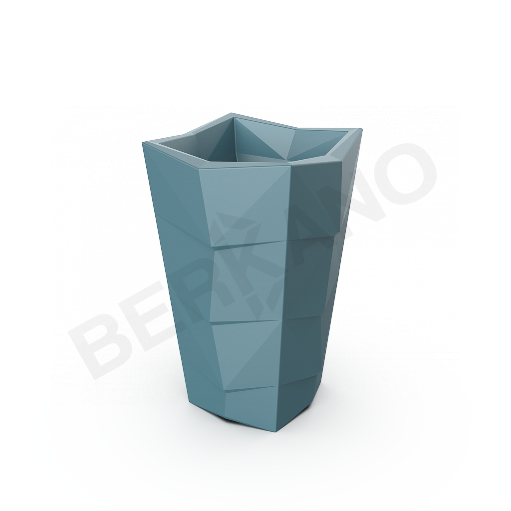 Кашпо Agava 100 бирюзового цвета - фото 1