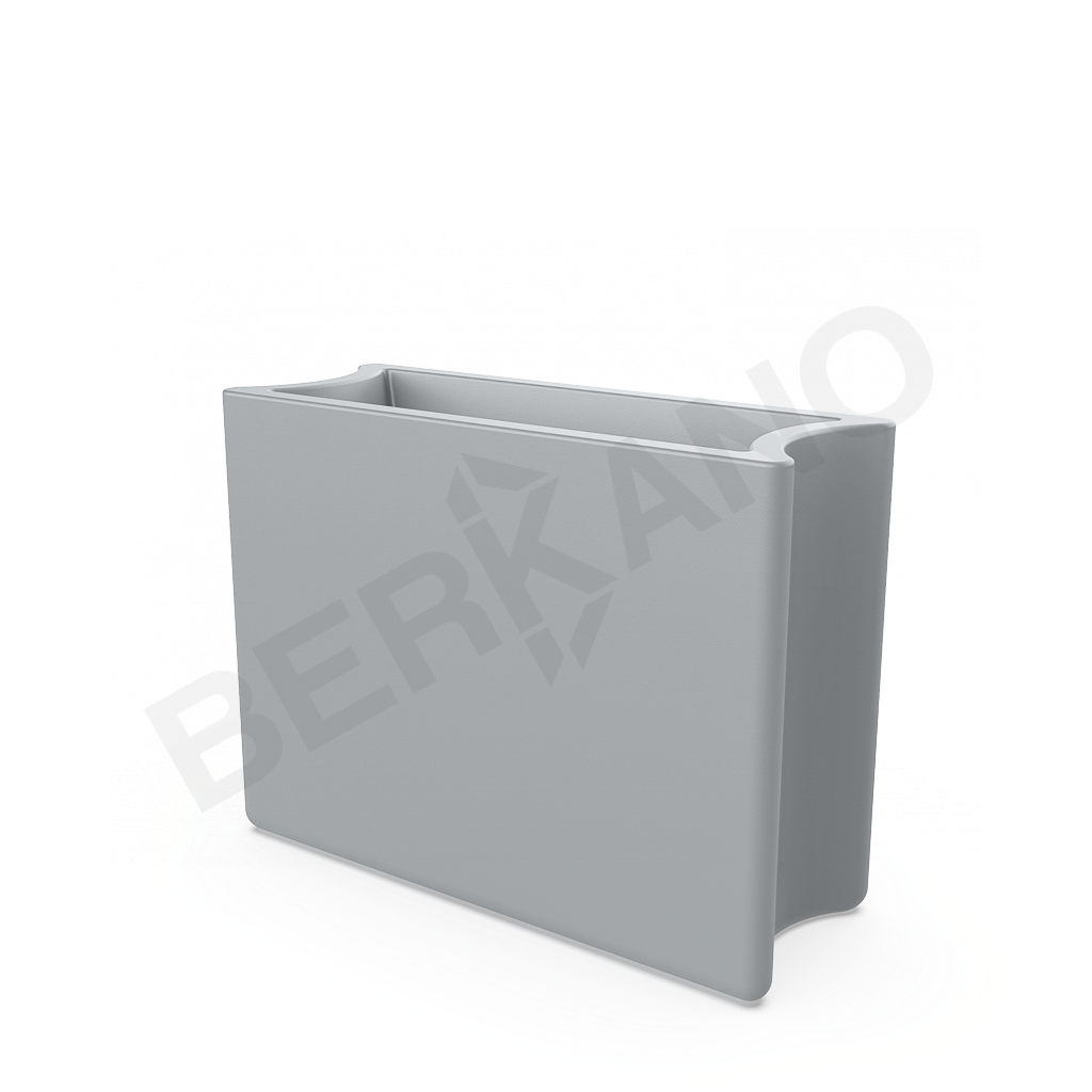 Кашпо Smoov Planter Line DB серого цвета - фото 1